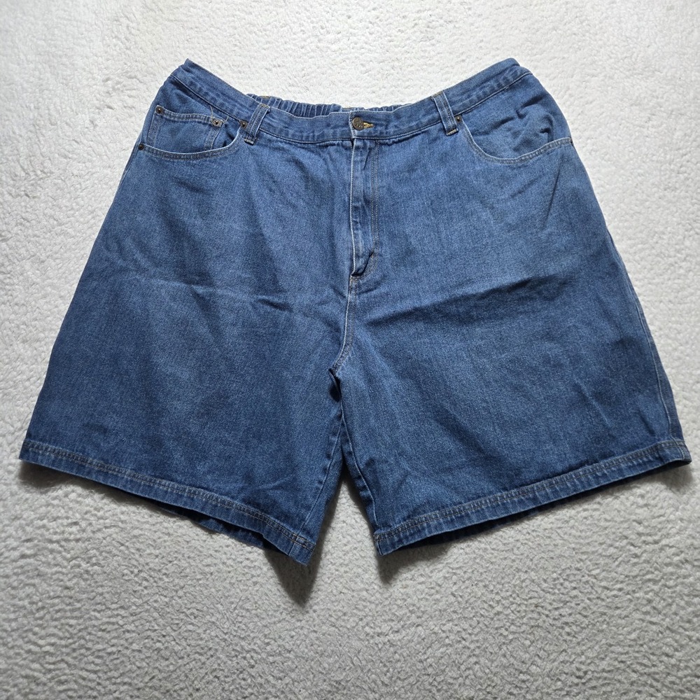 Vintage Big Dogs Denim Shorts Mens 2x Size 38 Carpenter Baggy Y2K Big‎ Logo